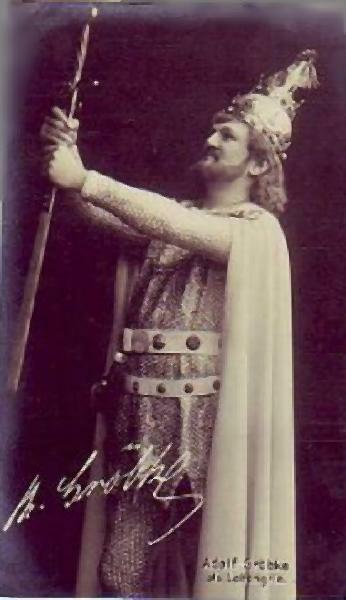 Picture of Adolf Gröbke as Lohengrin