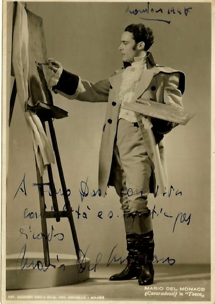 Picture of Mario Del Monaco as Cavaradossi