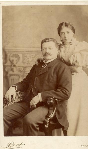 A Picture of Tamagno with his daughter Margherita