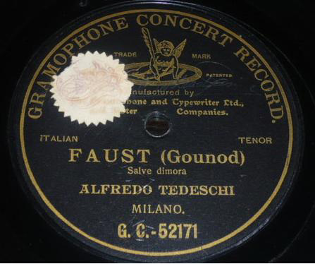 Picture of Alfredo Tedeschi's label 