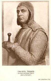 Picture of  Hendrik Appels as Lohengrin