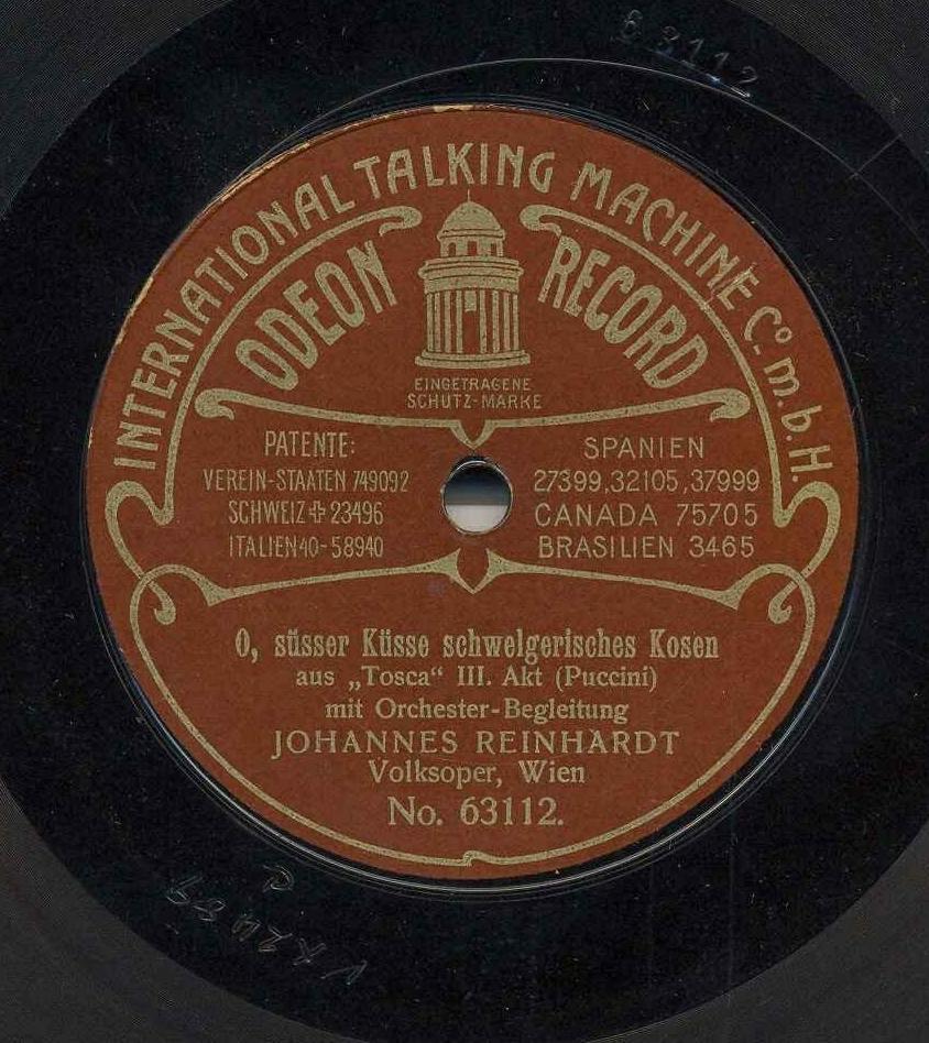 Picture of Reinhardt's label