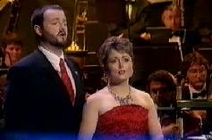 Picture of  Gwyn Hughes Jones with Rebecca Evans