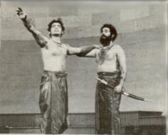 Picture of Stefan Zucker in les pêcheurs de perles with Paul Aquino