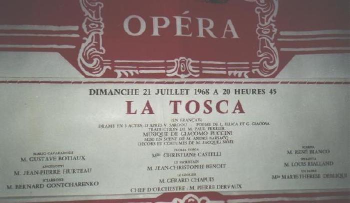 Tosca at the Opra
