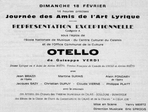 Otello in Calais