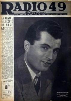 Picture of Rudi Hirigoyen on the  Cover of revue radio TV 49