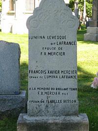 Picture of Fran&ccedil;ois-Xavier Mercier's tomb