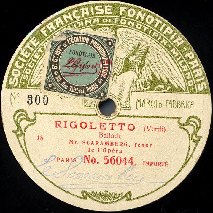 Picture of Emile Scaramberg's record label