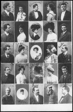 Picture of Willi Birrenkoven with Hermann Schramm, Richard Breitenfeld, Paul Greeff and Heinrich Hensel among others