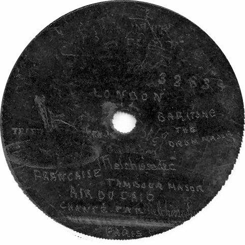 Picture of Léon Melchissédec's Berliner Label