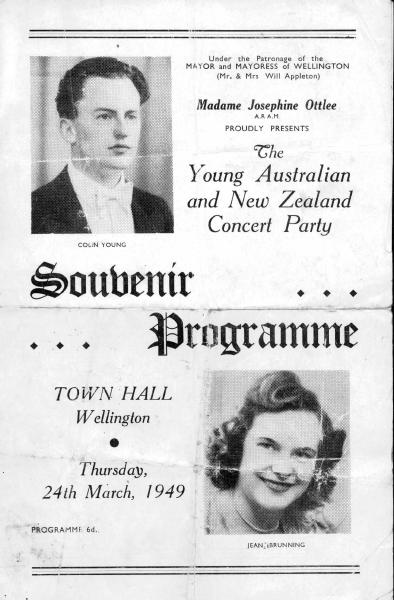 Colin Young's Concert Program Part 1