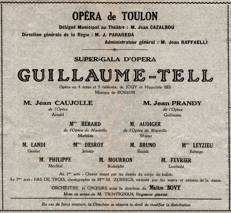 Picture of Jean Caujolle's Broadside