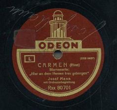 Picture of Josef Mann's label