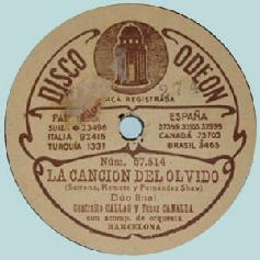 Picture of a Canalda La canci&oacute;n del olvido record