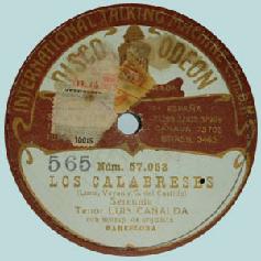 Picture of a Canalda Los Calabrese record